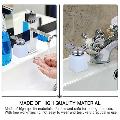 FOMIYES 3pcs Static Press Bottles Squeeze Wash Bottles for Alcohol Refillable Containers for Labs Industry and Daily Use