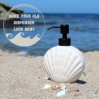 Kapitan Soap Dispenser Pump Replacement Head Black Spare Stainless Steel 28Mm Brushed Finish - size: 2 Pieces - Black