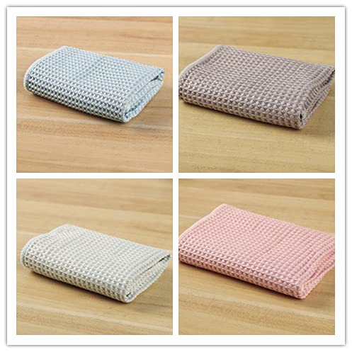 GM Home 8 PCS Waffle Weave Premium Microfiber Cleaning Cloth Kitchen Dish Cloth Rags, Ultra Absorbent and Thick Dish Clothes for Washing Dishes, Fast Drying Cleaning Towels, 12 x 12 in