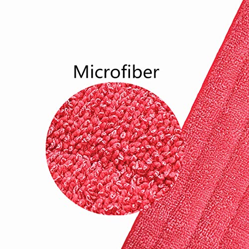 Colorsheng Microfiber Mop Replacement Heads for Wet/Dry Mops Floor Cleaning Pad Fit All Spray Mop (5 Pack)