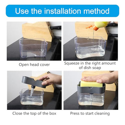 Dish Washing Soap Dispenser Dish Soap Container Easy Press Saves Soap