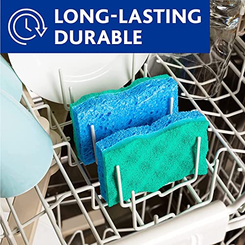 O-Cedar Scrunge Non-Scratch Scrub Sponge Multi-Use,All-Purpose,Odor-Resistant,Scrubbing Sponge Safely Cleans All Hard Surfaces in Kitchen and Bathroom,6 Count (Pack of 2) - size: 6 Count (Pack of 2)