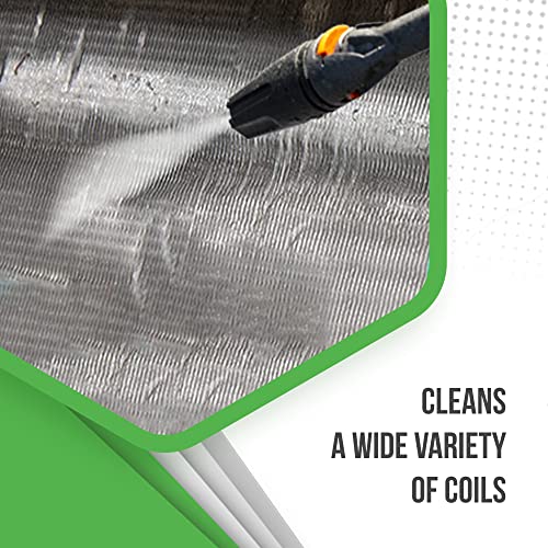 QwikProducts Foaming Coil Cleaner for AC Unit, Heating, Refrigerator, Air Conditioner No Rinse Coil Cleaner Spray Breaks Down Dirt, Dust, Grease, and Oil - size: 18 Ounce (Pack of 1)
