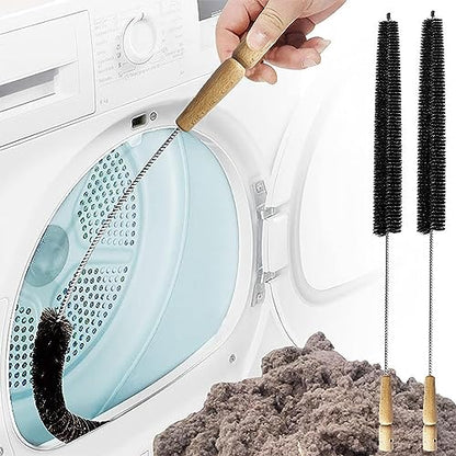Lint Trap Cleaning Tool, Dryer Lint Vent Trap Cleaner Brush, Clothes Dryer Lint Trap Cleaner, Long Flexible Refrigerator Coil Cleaning Brush, Dryer Vent Cleaner Brush, Air Duct Cleaning Tools