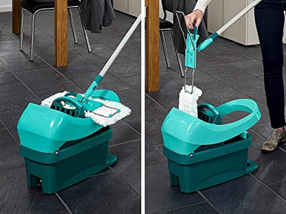Leifheit Mop Press Professional Evo with Handy Integrated Wheels - style: Wiper Press Mobile