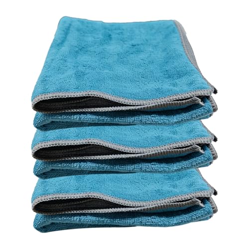Craedli 3PCS Microfiber Towels for Cars, 30" x 14" 400GSM Microfiber Cleaning Cloth Car Drying Towel, Ultra Absorbent & Scratch-Free Auto Detailing Towel Wash Cloth for Car, Window, Household (75CM) - size: 75CM