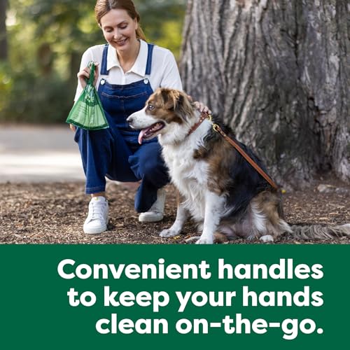 Earth Rated Dog Poop Bags with Handles, Extra Wide, Easy Tie and Guaranteed Leakproof, Lavender Scented, 120 Handle Bags - size: 120 Handle Bags (Box), style: Lavender