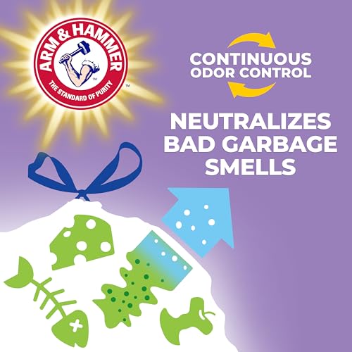 Hefty Ultra Strong Signature Scents 13 Gallon Trash Bags, Lavender Vanilla Bliss Scent, Tall Kitchen Trash Bags with 25% More Scent Technology, White, 80 Count - style: Lavender Vanilla Bliss