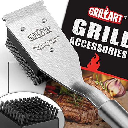 GRILLART Grill Brush and Scraper Replacement Head - 2PCS - color: Replacement Heads