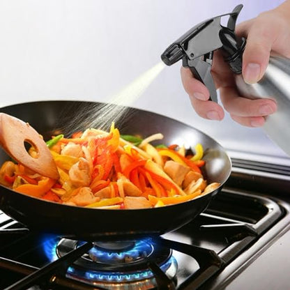 500mL Stainless Steel Gardening Kitchen Watering Spraying Bottle Adjustable Nozzle Can for Outdoor Cooking Dishwashing Plant Care Durable Ergonomic Design