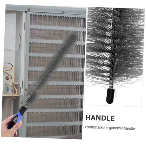 MAGICLULU Refrigerator Condenser Cleaning Brush Tool Air Conditioner Dust Brush for Home Cleaning Long Handle for Hard Reach Areas Ergonomic Grip for Easy Use