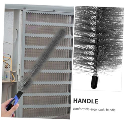 MAGICLULU Refrigerator Condenser Cleaning Brush Tool Air Conditioner Dust Brush for Home Cleaning Long Handle for Hard Reach Areas Ergonomic Grip for Easy Use