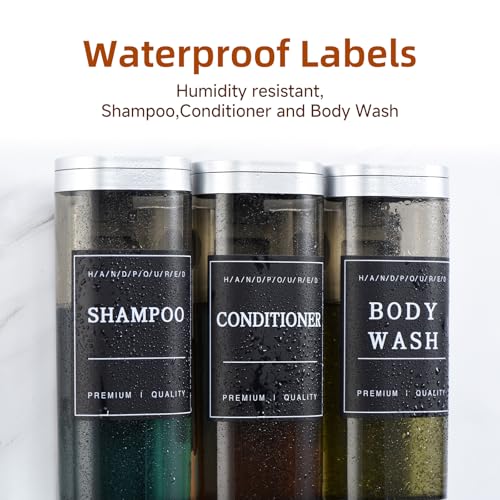Shampoo and Conditioner Dispenser,Shower Soap Dispenser 3 Chamber No Drill Wall-Mounted Shampoo Dispenser for Shower Wall Mounted Shower Dispenser for Bathroom Hotel Large Capacity,Silver - color: Silver 3 Chamber