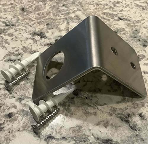 Wall Mounted Soap Bottle Holder for Soap, Shampoo, Conditioner, or Lotion Bottles (1-1/8" Hole)