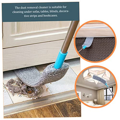 Alipis Long Handle Duster for Home Cleaning Flexible Wand for Efficient Dust Removal Under Furniture Car and Electronics Present for Homeowners