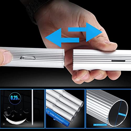 3-12m Window Cleaning Pole, Window Cleaner Kit, Water/Hose Fed Pole, Window Cleaning Brush Equipment, Cleaning Photovoltaic and Solar Panels Conservatory roof Cleaner,30cm Brush Head,12m/39. - color: 30cm Brush Head, size: 12m/39.4ft