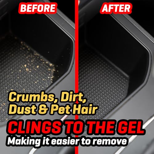 CarPlan Demon Slime 5.6 Oz - Car Interior Cleaner Gel | Putty Removes Dust & Dirt - for Detailing, Cleaning Vents, Cup Holders, Keyboards, Offices | Hot Cherry Scent (Pack of 4) - size: 160g (Pack of 4)