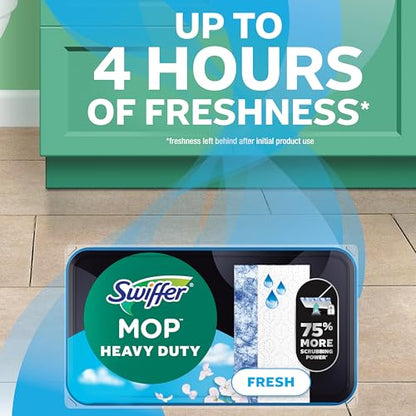 Swiffer Sweep & Mop Deluxe 2-in-1 Multi-Surface Kit for Floor Cleaning, Includes 1 Sweeper Device, 5 Dry Sweeping + 6 Wet Mopping Heavy Duty Cloths, Black - style: Sweep & Mop Deluxe
