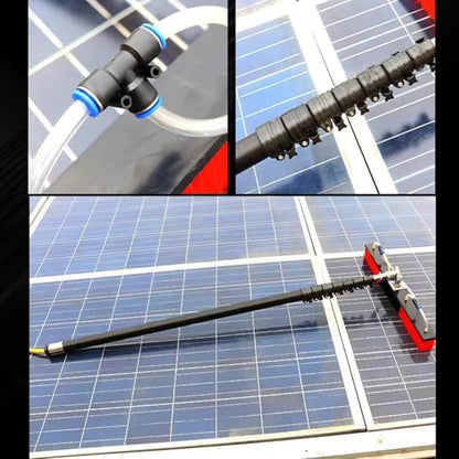 Window Cleaning Tools Professional Cleaner Window Washing Kit with Extension Pole for High Ceilings Microfiber Scrubber for Indoor Outdoor High Glass - size: 200cm/6.6ft