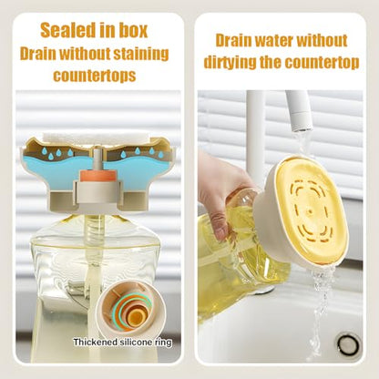 Detergent Presser - Laundry Detergent Presser, Reusable Laundry Detergent Dispenser, Liquid Laundry Soap Dispenser, for Liquid Detergent (#02)