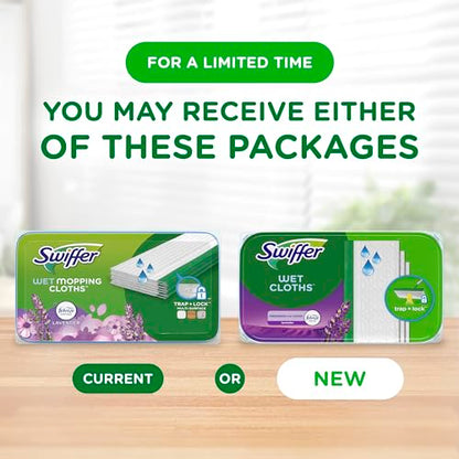 Swiffer Sweeper Wet Mopping Cloth Multi Surface Refills, Mops for Floor Cleaning, Febreze Lavender Scent, 36 Count - size: 36 Count (Pack of 1)