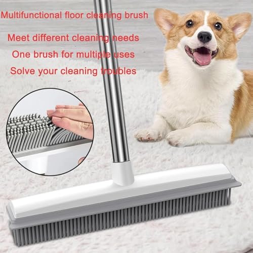 Broomwiz Pet Hair Removal, Broomwiz Carpet Scrubber, Petibo Pet Broom, Multifunctional Rubber Cat and Dog Hair Brooms (2 Pcs) - color: 2 Pcs