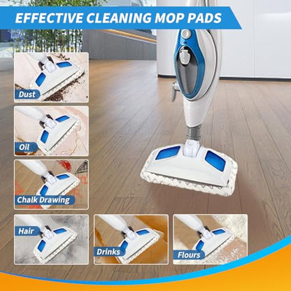 KEEPOW 5 Pack 1940 Pads Compatible with Bissell Powerfresh 1806 1940 1544 1440 2075A 2685A 1940W 19404 Series, Model 19402 19408 1940a 1940f 1940q 1940t B0006 B0017, Part #5938#203-2633 - color: 5 Grey