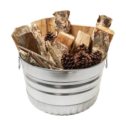 Behrens Galvanized Bushel Basket (2 Bushels) - style: 2 Bushels