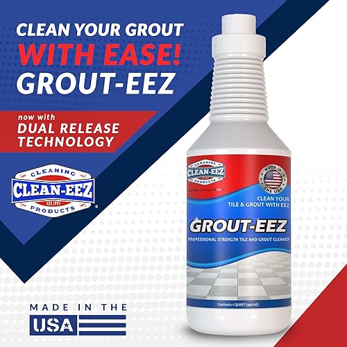Clean-eez Grout-eez Super Heavy-Duty Grout Cleaner - Powerful Tile and Floor Stain Remover for Bathroom, Kitchen, and More - 32 oz. - style: Single Bottle