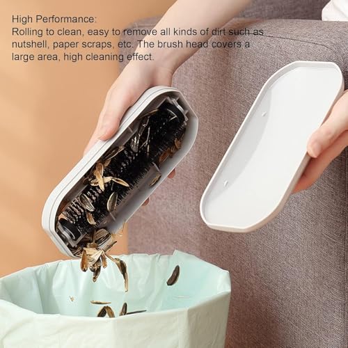 Portable Table Crumb Sweeper, Reusable Debris Brush, Carpet and Tablecloth Cleaning Tool - Pack of 2