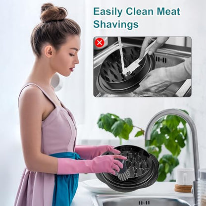 Mini Dish Brush for Cleaning Chicken Shredder, Palm Brush Dish Scrubber with Ergonomic Grip, Kitchen Brush for Washing Dishes, Pans, Pots, Sink (1, Gray) - color: Gray