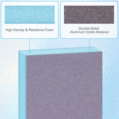 12 Pack Sanding Sponge, Washable and Reusable Sanding Blocks 400 Grit Wet Dry Sand Paper for Wood Drywall Metal Furniture - size: 400 Grits