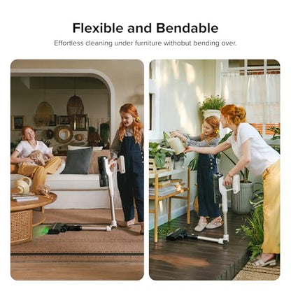 roborock H60 Pro Cordless Stick Vacuum Cleaner, 170AW Suction Power, 80-Min Runtime, 90° Bendable Tube, Dust-Detecting LED, Anti-Tangle Vacuum Cleaner for Home, Carpets, Hard Floors & Pet Hair - size: H60 Pro