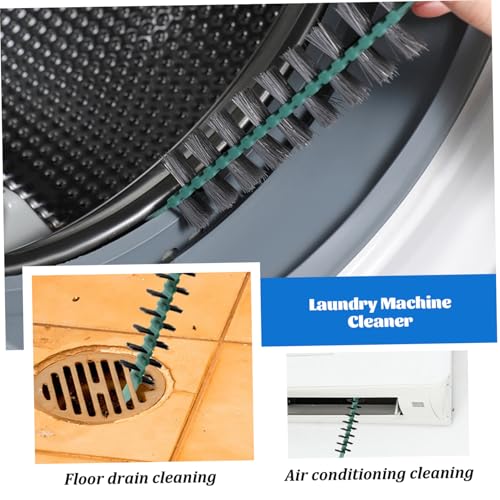 3Pcs Washing Machine Cleaning Brush Flexible Nylon Bristles Laundry Brush 0.8x23.6in Effective Reusable Cleaning Tool for Washing Machine Drums Tools
