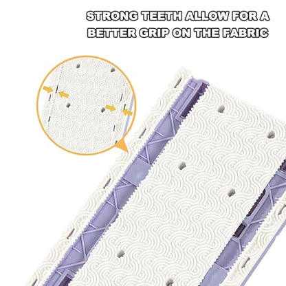 Snap Grip Mini Mop, Lazy Zero Touch Mini Mops with 10 Reusable Cloths, One-Click Cloth Change, Locking Head, Long Handle, Retractable Dust Mops for Multi-Surface Cleaning (Purple) - color: Purple