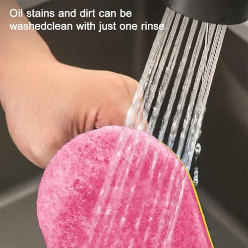 Cleaning Brush for Bathroom, Kitchen, Bathtub, Toilet, Multi-Surface Shower Cleaner & Toilet Brush Cleaner with Comfortable Handle(Red) - color: Red
