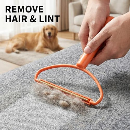 Pet Hair Remover for Laundry, Portable Double Sided Fabric Shaver and Lint Remover, Manual Dog Hair Removal Tool Sweater Shaver Clothing Depiller for Rugs Furniture and Woolen Coats