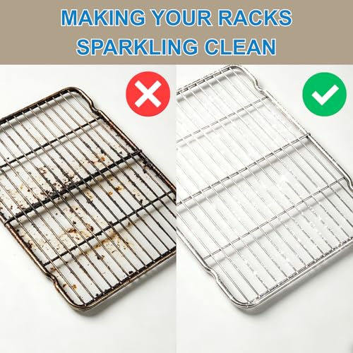 5 Pack Oven Rack Cleaning Bags - Oven Rack Cleaning Bags Kit with 5 Gloves & 1 Wire Brush, Reusable Leak-Resistant PE Bags for Deep Soaking BBQ Racks, Grill Grates (27.5"x19.7") - color: 5 Pack 27.5"x19.7"