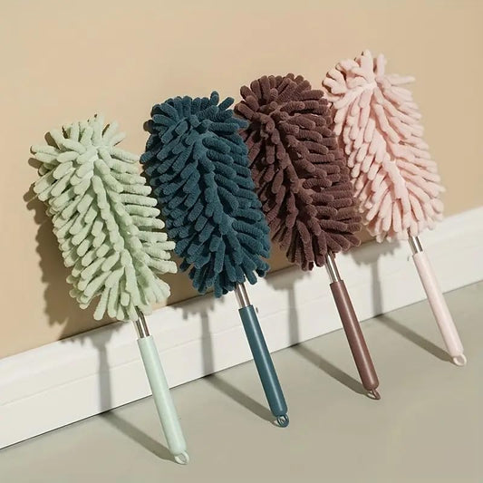 1pcs Chenille Dusters Used for Cleaning and Dusting, Reusable Microfiber dusters Refills, Microfiber Duster for Cleaning extendable Pole Duster Washable(Blue) - color: 02