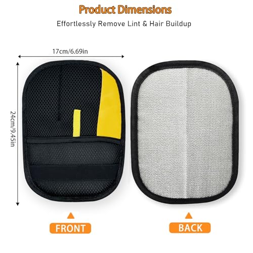 3Pcs Pet Hair Removal Glove for Cats & Dogs, Reusable Electrostatic Pet Hair Gloves,Pet Hair Remover, Newly Upgraded Pet Hair Removal Tool for Car Seat,Clothing,Carpet,Couch
