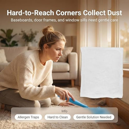 Lightweight Home Cleaning Brush Extra-Long Telescopic Adjustable Rod for Flooring Carpet Clean Household Cleaning Mop (6PCS Sponge) - color: 6pcs Sponge