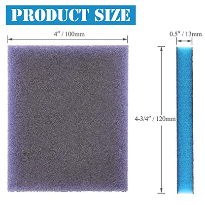 16Pcs 280 Grit Sanding Sponge, Jamiikury Sanding Blocks Washable and Reusable, Wet Dry Sandpaper Sponge for Wood Metal Furniture Paint and Drywall - size: 280 Grits
