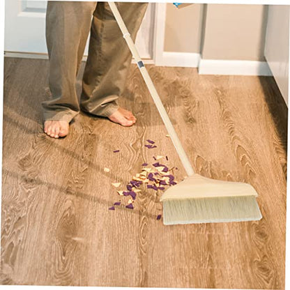 minkissy Portable Soft Broom for Indoor Use Long Handle Sweep for Dusting and Cleaning Safe for Floors