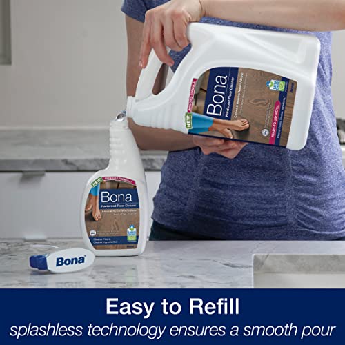 Bona Hardwood Floor Cleaner Refill, 4 pack - size: 128 Fl Oz (Pack of 4)