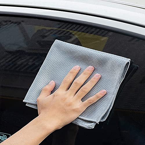 GM Home 8 PCS Waffle Weave Premium Microfiber Cleaning Cloth Kitchen Dish Cloth Rags, Ultra Absorbent and Thick Dish Clothes for Washing Dishes, Fast Drying Cleaning Towels, 12 x 12 in