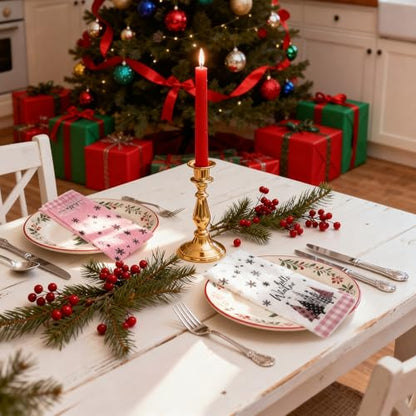 Snowman Xmas Trees Christmas Kitchen Towels Dish Towels, 18x26 Inch Daily Seasonal Winter Decoration Hand Towels Set of 4 - color: Snowman Four Pack