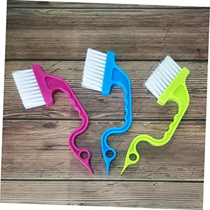 FOMIYES 15pcs Swan Hand-held Cleaning Brush Groove Window Door Kitchen Louver Gap Brush Random Color