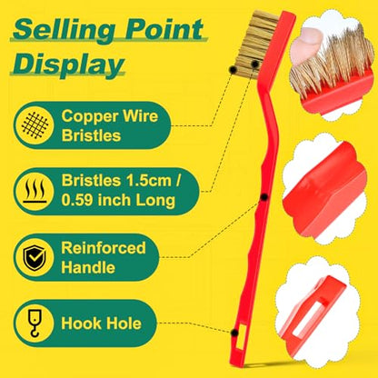 Crevice Cleaning Brush, Hard Bristle Crevice Cleaning Brush, Cleaning Brushes for Household Use, Kitchen Scrub Brushes for Cleaning,Laundry Room Organization, Grout Brush, Bathroom Cleaning Supplies