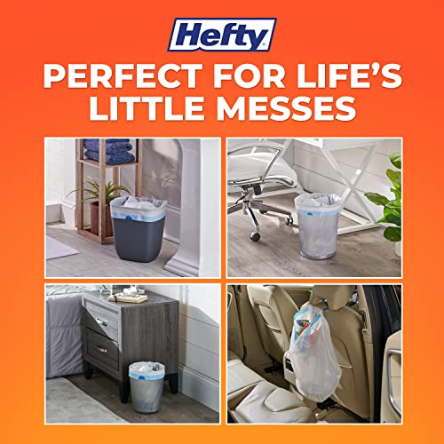 Hefty Small Trash Bags, Fabuloso Scent, 4 Gallon, 34 Count - color: Fabuloso, size: 34 Count (Pack of 1)