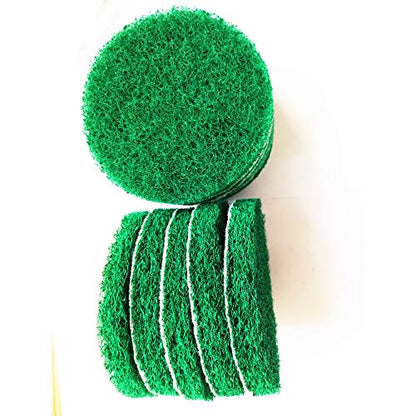 20 Pieces Scrub Pads Drill Power Brush Tile Scrubber Scouring Pads Cleaning Kit Including 2 Kinds of Abrasive Buffing Pads Replacement for Home Kitchen House Indoor Outdoor Cleaning (5 Inch) - size: 5 Inch